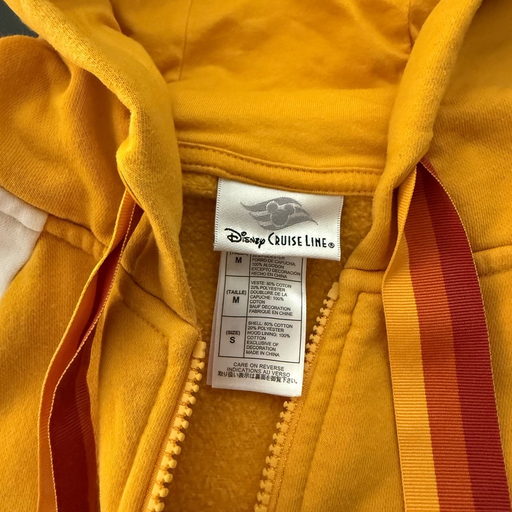 Disney Cruise Line Minnie Mouse Retro Zip-Up Hoodie Size Medium - Picture 2 of 8